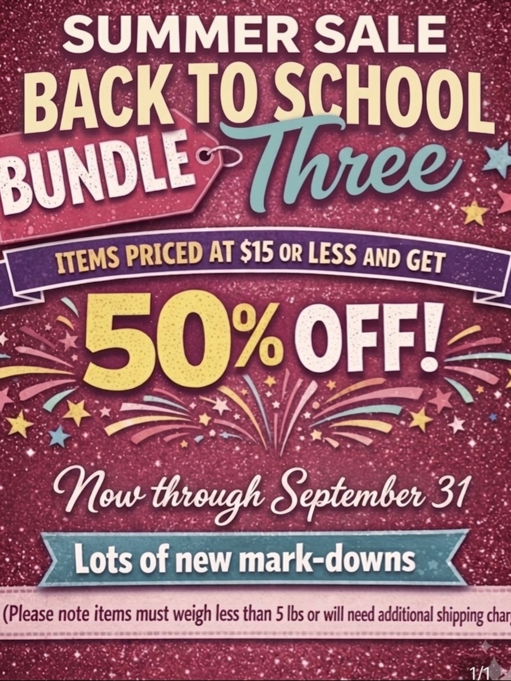 Promotional Offer Sign - Picture 1 of 1